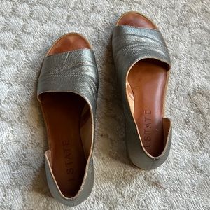 1. State open toe flats. Women’s 7.5